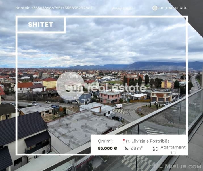 SHITET APARTAMENT 1+1 AFER POLICISE, SHKODER